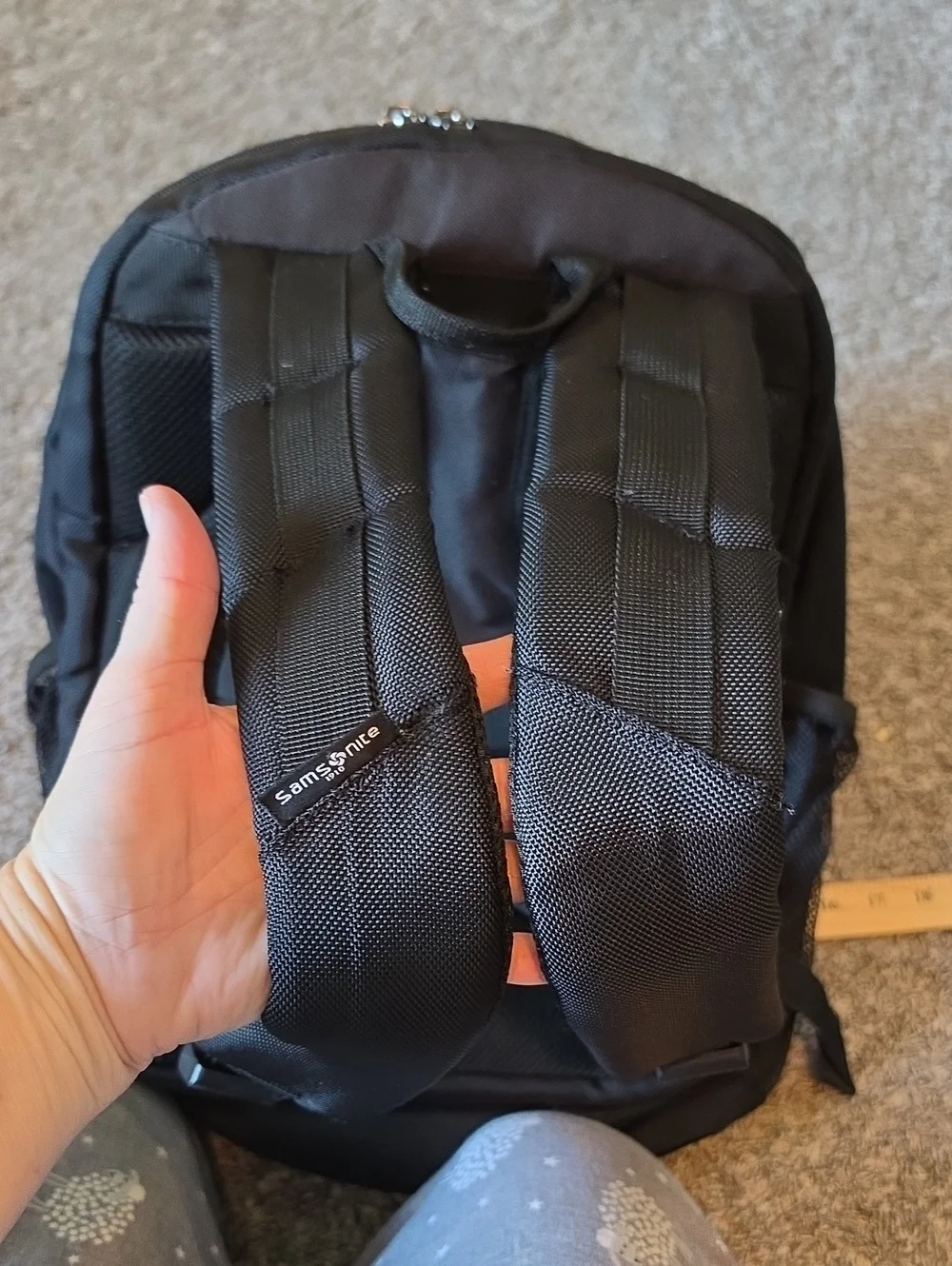 AWESOME Samsonite BUSINESS Black Laptop Backpack with Multiple Pockets